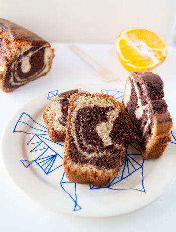 plumcake marmorizzato arancia cioccolato